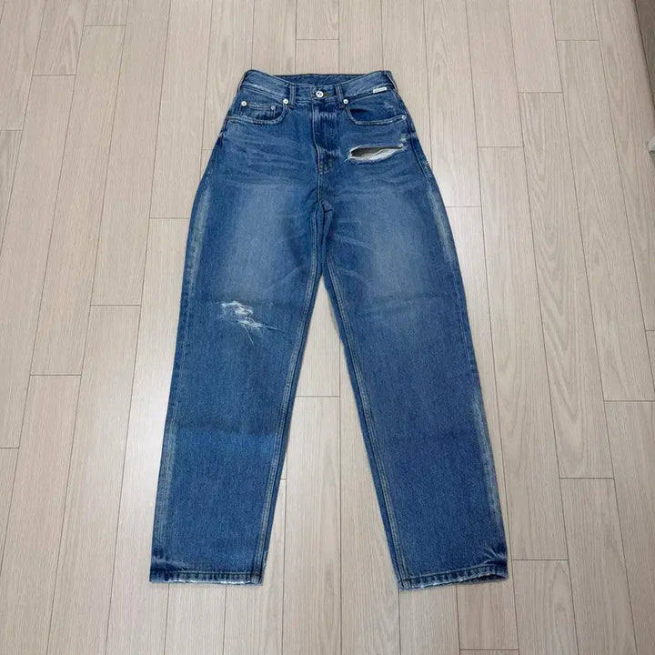 [BUNJANG] Alfred Vintage Destroyed Denim Pants / Alfred vtg destroyed denim pants 청바지