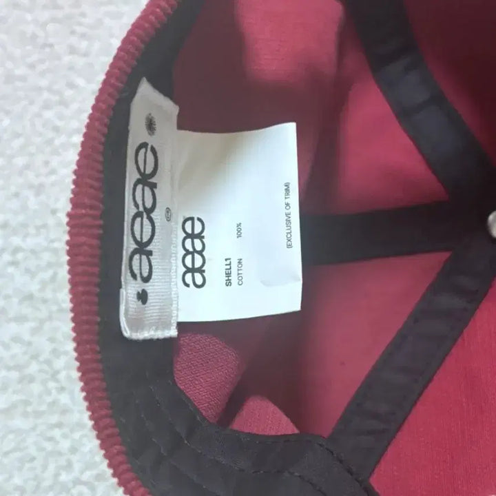 [SOLD OUT] aeae 에이이에이이 코듀로이 볼캡 버건디