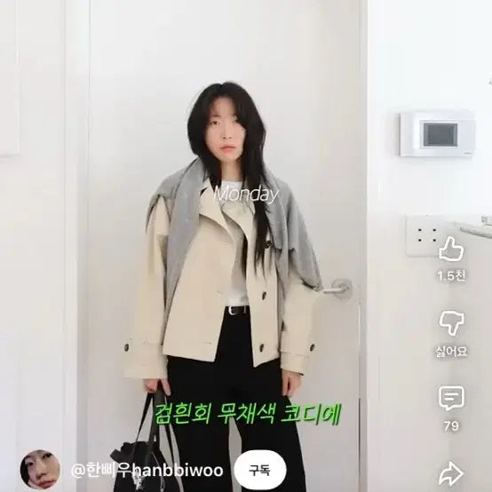 [BUNJANG] Zara Waterproof Short Trench Jacket / 자라zara 워터프루프 숏 트렌치자켓