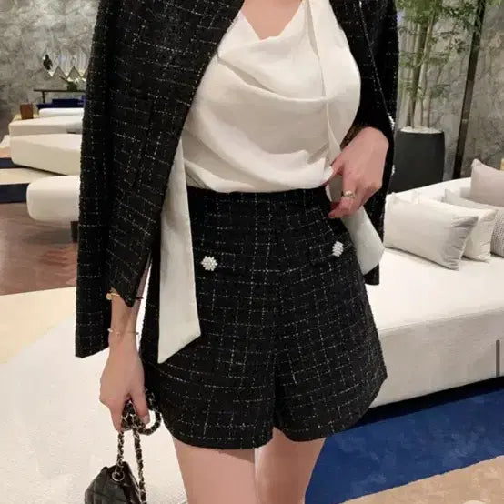 [BUNJANG] Blanc Souhait Blouse Tie White / 블랑수미 블라우스 하객룩 타이 화이트