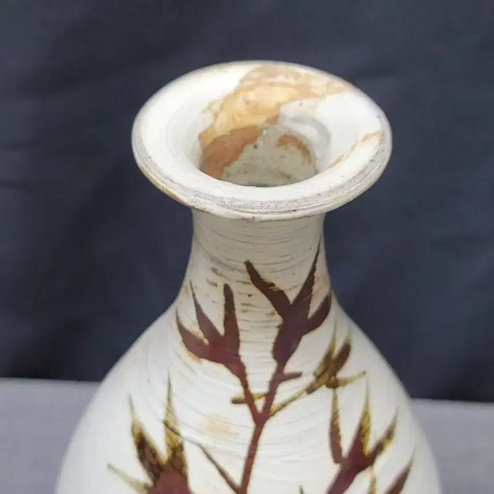 [SOLD OUT] 분청자기 규알 철화 화문주병 도자기