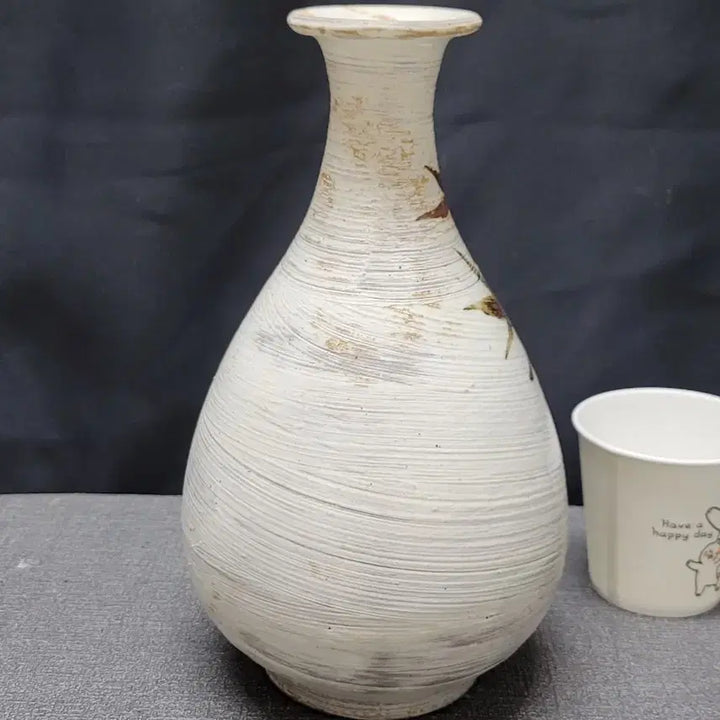 [SOLD OUT] 분청자기 규알 철화 화문주병 도자기