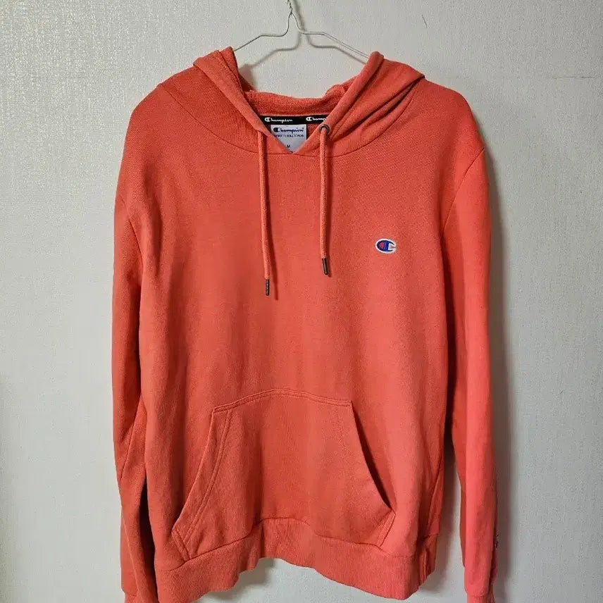 [BUNJANG] Champion Orange Hoodie M / 챔피온 오렌지색 후드티 M