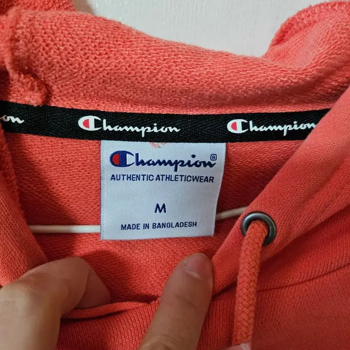 [BUNJANG] Champion Orange Hoodie M / 챔피온 오렌지색 후드티 M