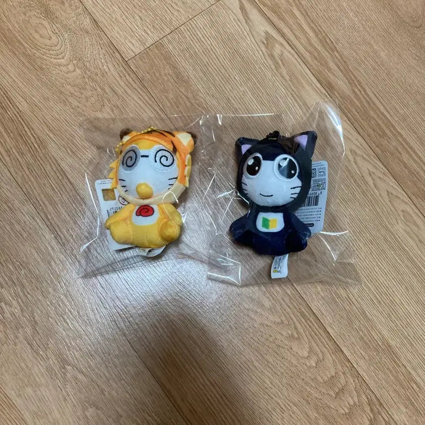 [BUNJANG] Keroro Platoon Cat Kururu Tamama Plush Keychain Bundle Set / (일괄) 개구리중사 케로로 고양이 쿠루루,타마마 인형 키링