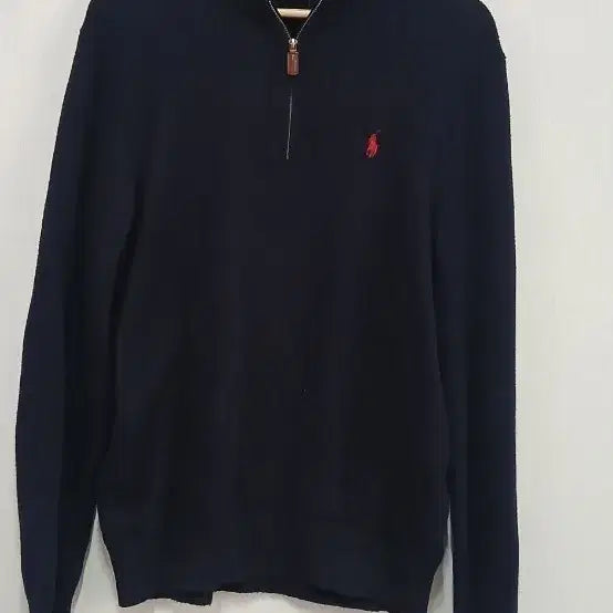 [BUNJANG] Polo Ralph Lauren Navy Half-Zip Knit Sweater / 폴로 랄프로렌 네이비 하프집업 니트