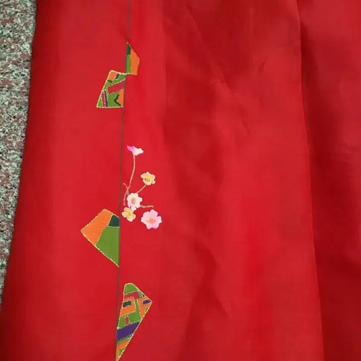 [BUNJANG] Red Skirt Hanbok / 빨간색 치마 한복