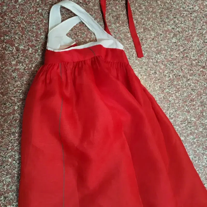 [BUNJANG] Red Skirt Hanbok / 빨간색 치마 한복