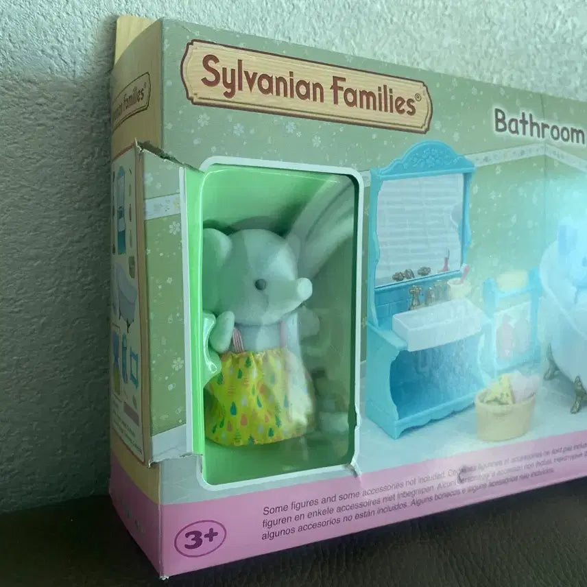 [BUNJANG] Sylvanian Families Elephant Girl Bathroom Set / 실바니안 코끼리 소녀의 욕실 세트 5380