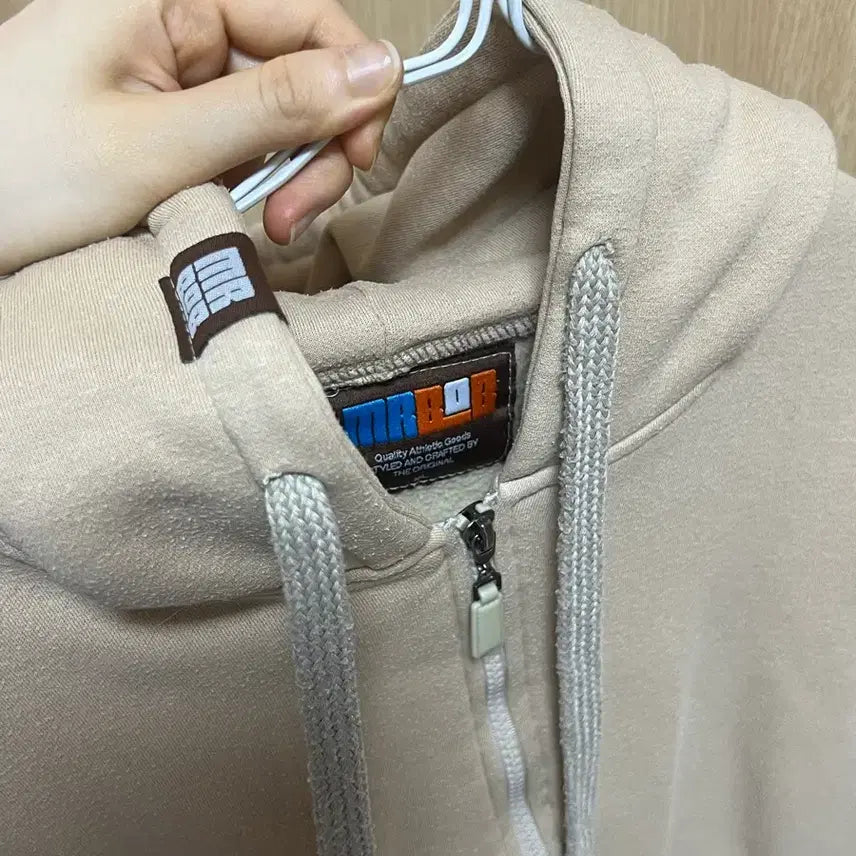 [BUNJANG] MARBAB Beige Hooded Zip-up / MARBAB 베이지색 후드 집업