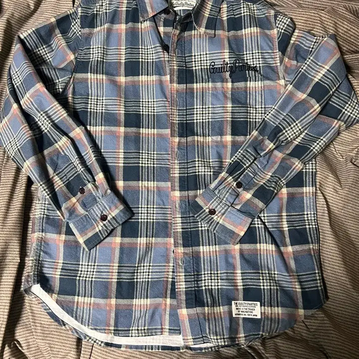 [BUNJANG] Wacko Maria Checkered Shirt / [L] 와코마리아 체크 셔츠