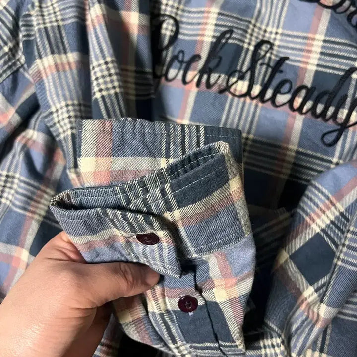 [BUNJANG] Wacko Maria Checkered Shirt / [L] 와코마리아 체크 셔츠
