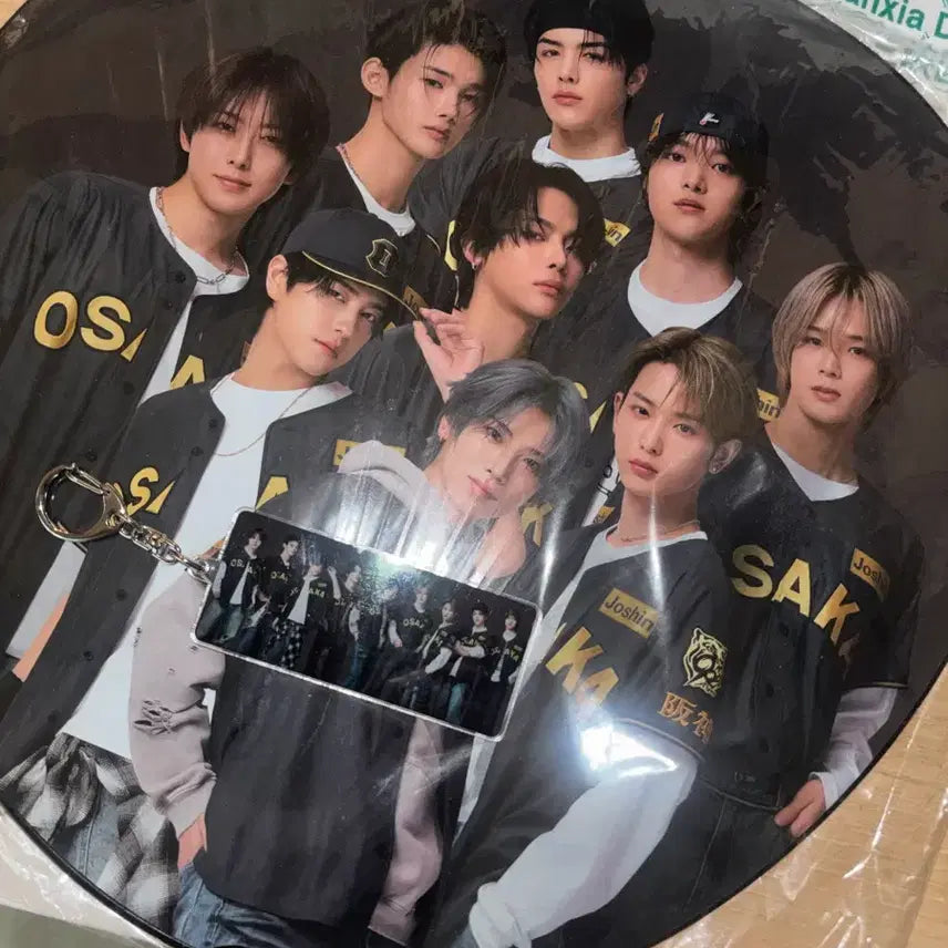 [BUNJANG] &amp;Team Harushin Tigers Uchiwa &amp; Keyring Bundle Set / 앤팀 한신타이거즈 우치와 키링 일괄 판매