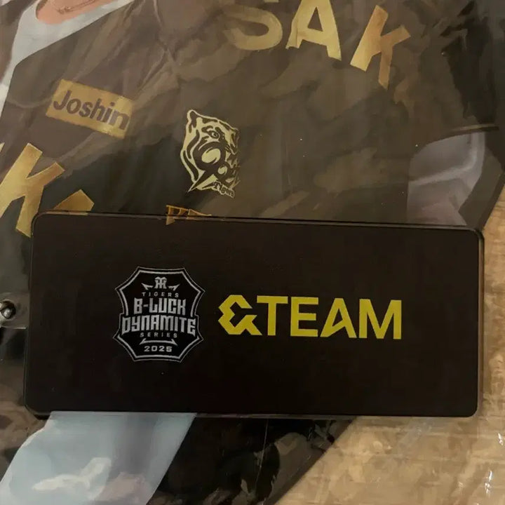 [BUNJANG] &amp;Team Harushin Tigers Uchiwa &amp; Keyring Bundle Set / 앤팀 한신타이거즈 우치와 키링 일괄 판매