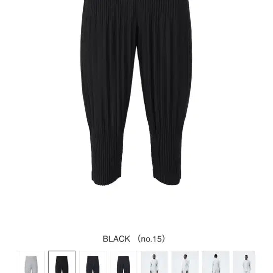 [BUNJANG] Homme Plissé JF553 Black Pleated Pants / (새상품)옴므플리세 jf553 블랙 2 새제품