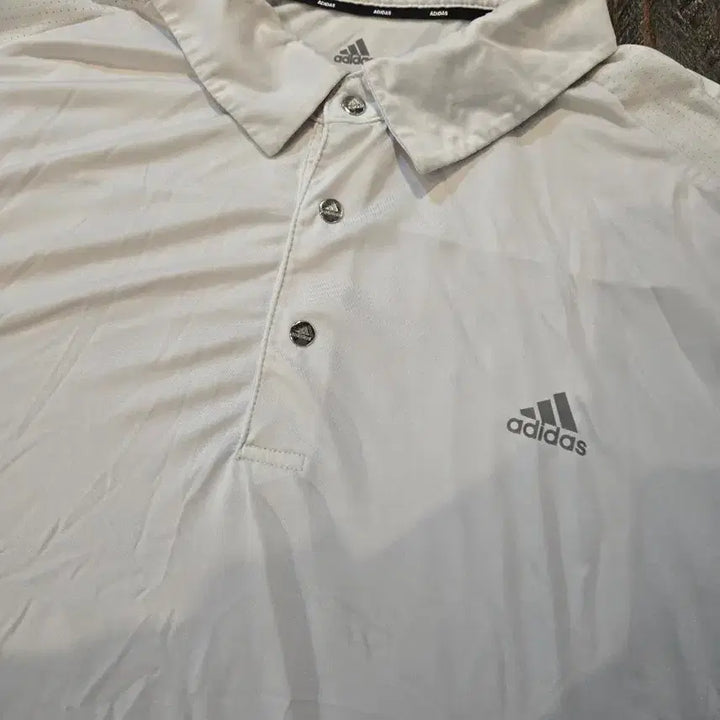 [BUNJANG] Adidas Collar Short Sleeve T-Shirt / 아디다스 카라 반팔 티셔츠