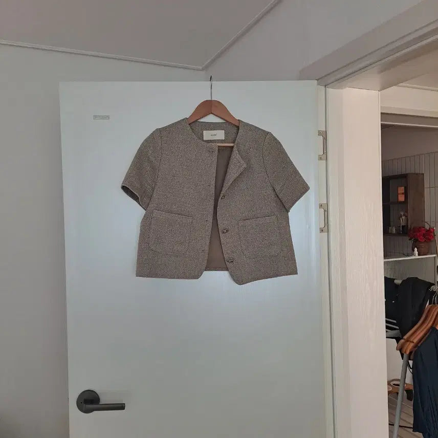 [SOLD OUT] ande 반팔 트위드 자켓