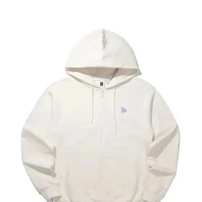 [BUNJANG] BTS SOWOOZOO Ivory Zip-up Hoodie (M) [Sealed] / (미개봉)BTS 소우주 아이보리 집업후드 M
