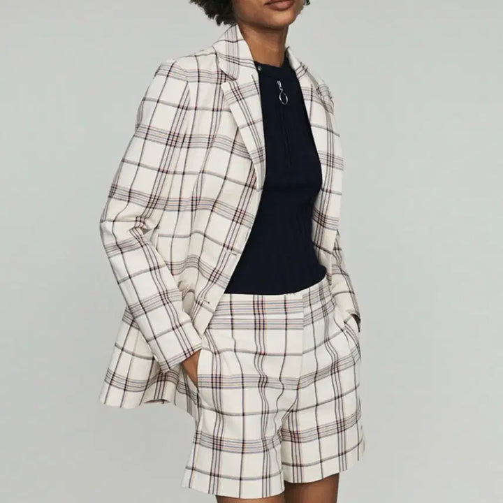 [BUNJANG] Maje Check Jacket (Size 38) / 마쥬 체크 자켓 38