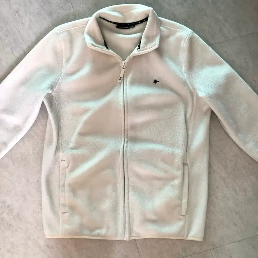 [BUNJANG] Unlimit Basic Fleece Jacket Ivory / 언리미트 베이직 플리스 자켓 후리스 아이보리