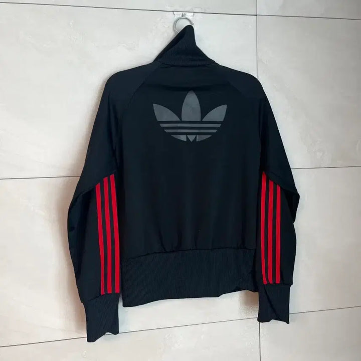 [BUNJANG] Adidas Spain Rose Embroidery Jersey Black/Red [100] / 아디다스 스페인 장미 자수 검,빨 대장 져지 [100]