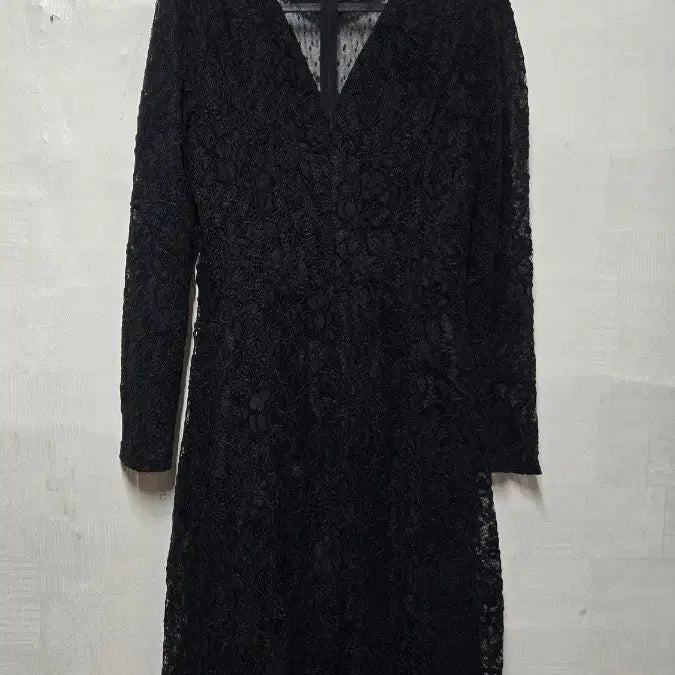 [SOLD OUT] 에고이스트 네크 시스루 레이스 롱 원피스 66