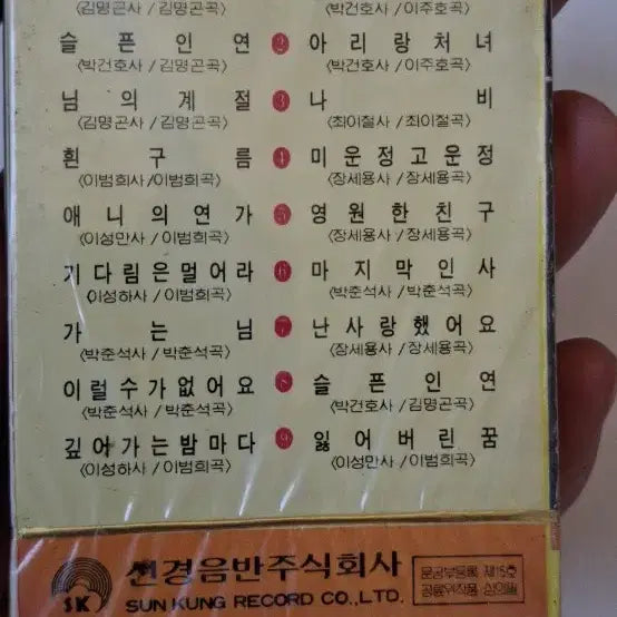 [BUNJANG] Nami Vol. 4 Cassette Tape (Sealed) / 나미 4집 카세트 (워크맨) 테이프 미개봉.