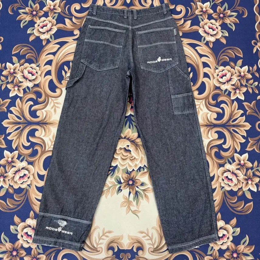 [BUNJANG] ROCAWEAR Carpenter Denim Pants / (32)로카웨어 ROCAWEAR 카펜터 데님팬츠(Made in usa)