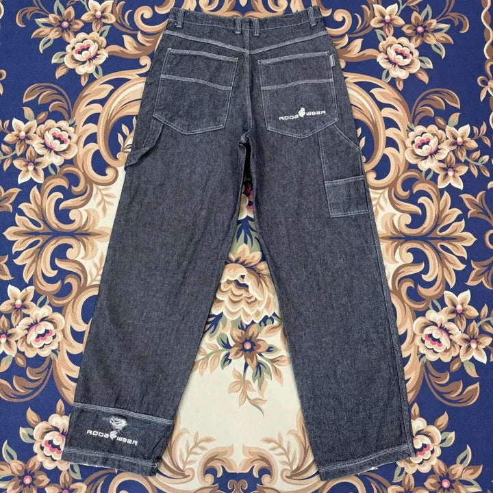 [BUNJANG] ROCAWEAR Carpenter Denim Pants / (32)로카웨어 ROCAWEAR 카펜터 데님팬츠(Made in usa)