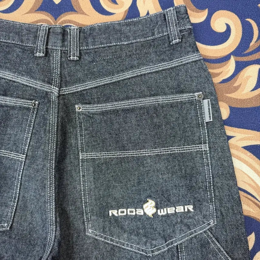 [BUNJANG] ROCAWEAR Carpenter Denim Pants / (32)로카웨어 ROCAWEAR 카펜터 데님팬츠(Made in usa)