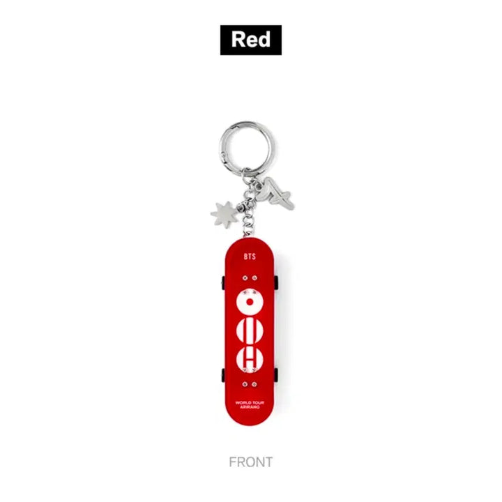 [SOLD OUT] 방탄 고양콘 굿즈 미니 스케이트보드 키링 레드 미개봉