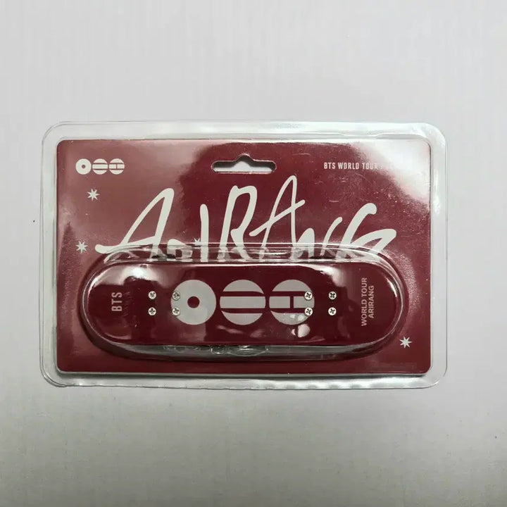 [SOLD OUT] 방탄 고양콘 굿즈 미니 스케이트보드 키링 레드 미개봉