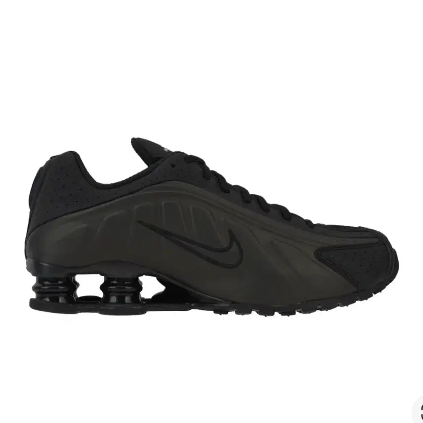 [BUNJANG] Nike Shox R4 Black Bright Crimson Sneakers / 나이키 샥스 R4 블랙 브라이트 크림슨 300