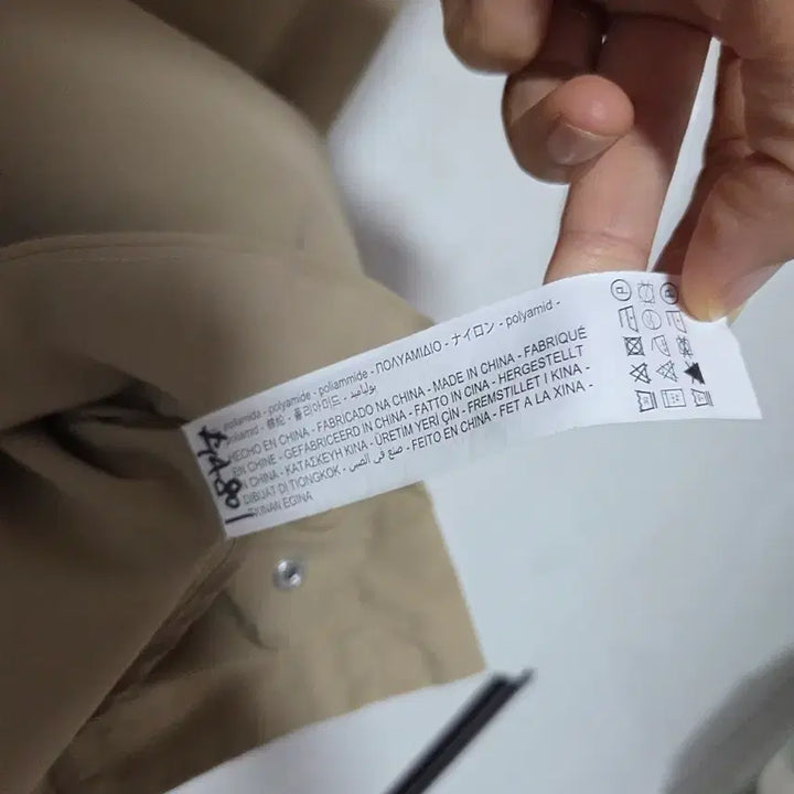 [BUNJANG] ZARA Khaki Hooded Long Parka Jacket / 자라 카키색 후드 롱 야상 점퍼