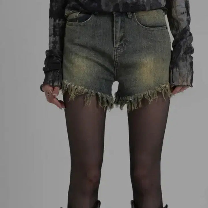 [BUNJANG] EEUN Vintage fringe short pt / EEUN Vintage fringe short pt
