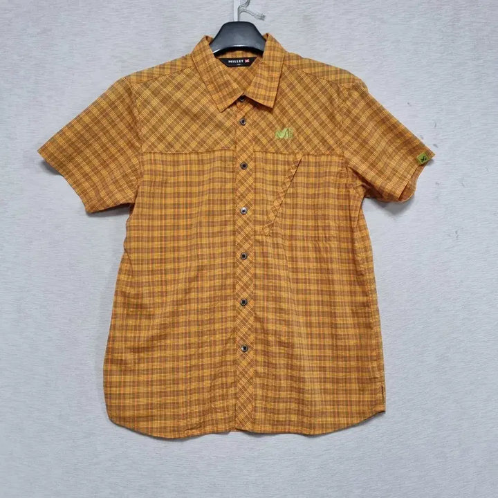 [BUNJANG] Millet Spandex Plaid Shirt Men&