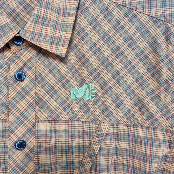 [BUNJANG] Millet Spandex Plaid Shirt Men&