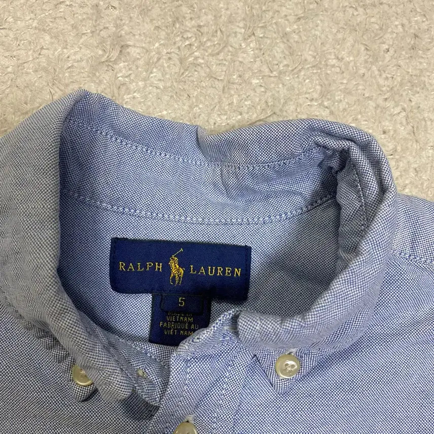 [BUNJANG] Polo Ralph Lauren Kids Oxford Shirt Sky Blue / 폴로 랄프로렌 키즈 아동 옥스포드 셔츠 하늘색 5