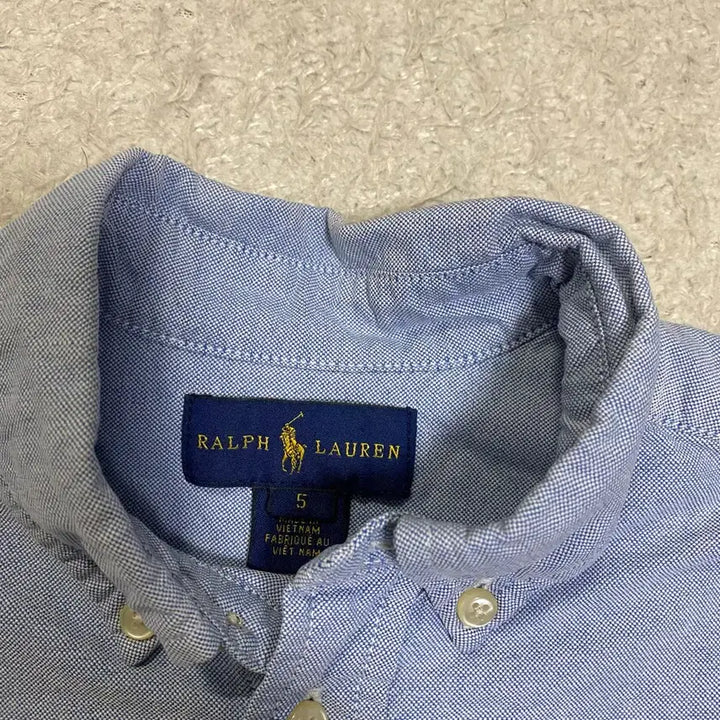 [BUNJANG] Polo Ralph Lauren Kids Oxford Shirt Sky Blue / 폴로 랄프로렌 키즈 아동 옥스포드 셔츠 하늘색 5