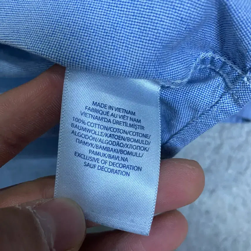 [BUNJANG] Polo Ralph Lauren Kids Oxford Shirt Sky Blue / 폴로 랄프로렌 키즈 아동 옥스포드 셔츠 하늘색 5