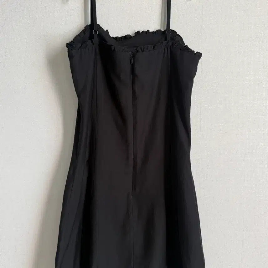 [BUNJANG] Archive J2U Silk Wool Mini Dress - Black (Size S) / 아카이브제이투유 실크 울 미니 드레스 블랙 S