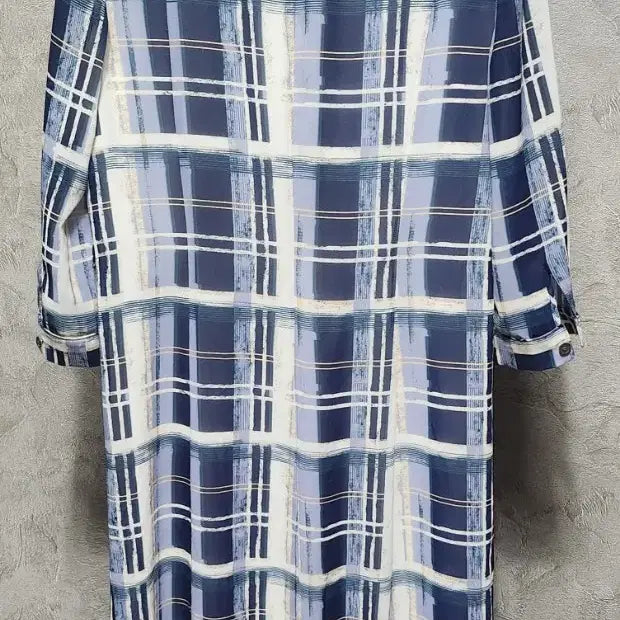 [SOLD OUT] DAKS 체크무늬 셔츠형 원피스