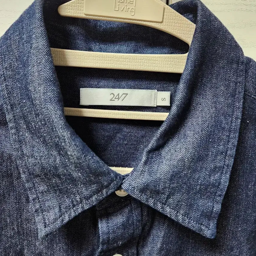 [BUNJANG] Kolon 24/7 Denim Shirt S / @새상품@ 코오롱 24/7 데님셔츠 S