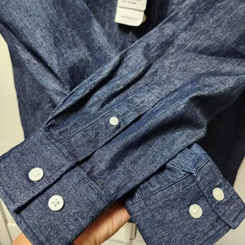 [BUNJANG] Kolon 24/7 Denim Shirt S / @새상품@ 코오롱 24/7 데님셔츠 S