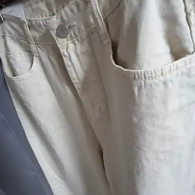 [BUNJANG] Style Lab Wide Pants (Ivory, M) / Style lab 와이드 팬츠