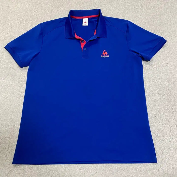 [BUNJANG] Le Coq Sportif Blue Polo Shirt XXL / 르꼬끄 스포르티브 블루 폴로 티셔츠 xxl 110
