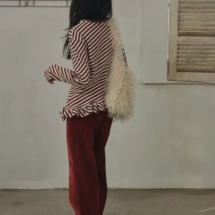 [BUNJANG] Our Salt Tilt City T-Shirt - Wine / [아우어솔티]Tilt City T-Shirt / Wine