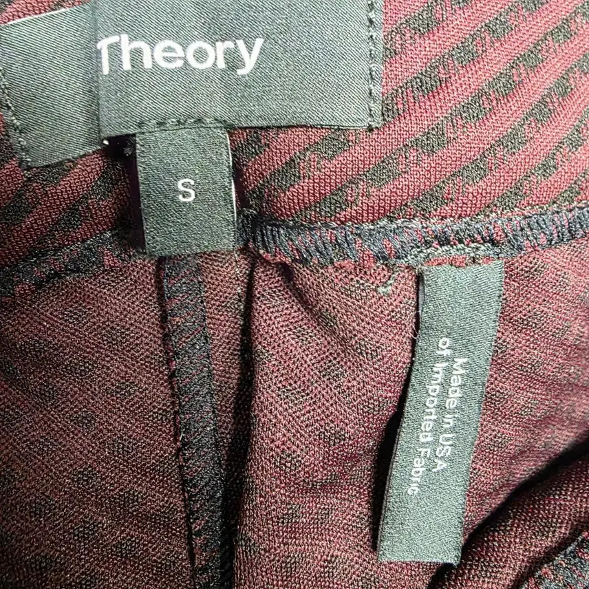 [BUNJANG] Theory Checkered Banding Pants / 띠어리 체크 밴딩 바지