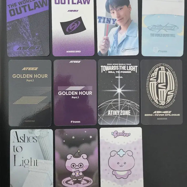 [BUNJANG] ATEEZ San POB, Lucky Draw Photocard Bundle Set / 에이티즈 최산 미공포 럭드 특전 포카 일괄 양도 굿즈 서비스