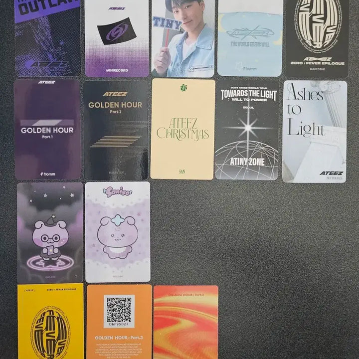[BUNJANG] ATEEZ San POB, Lucky Draw Photocard Bundle Set / 에이티즈 최산 미공포 럭드 특전 포카 일괄 양도 굿즈 서비스